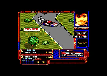 Carlos Sainz (S) (1990) screen shot game playing